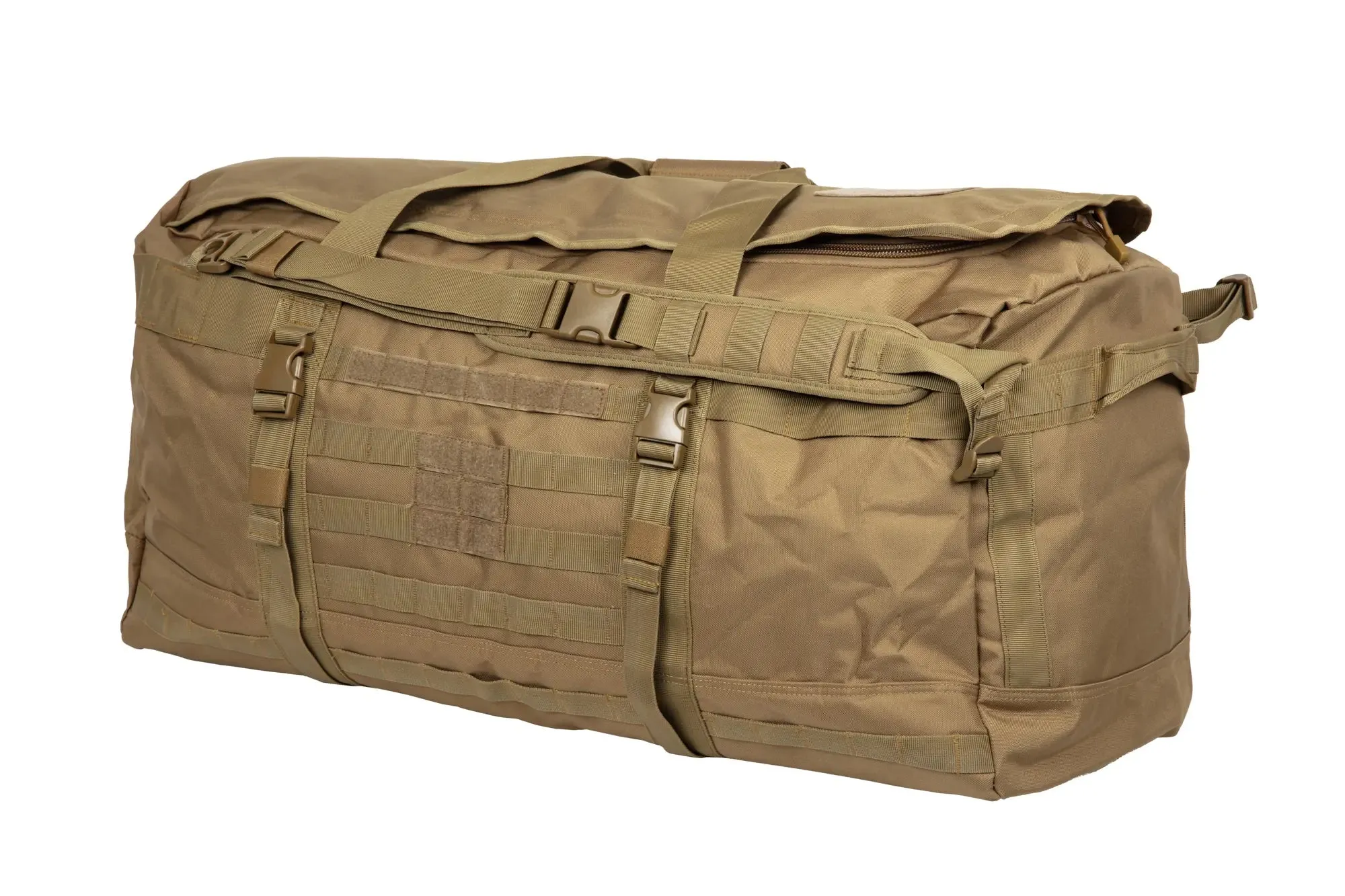 120 L tactical equipment bag. Tan