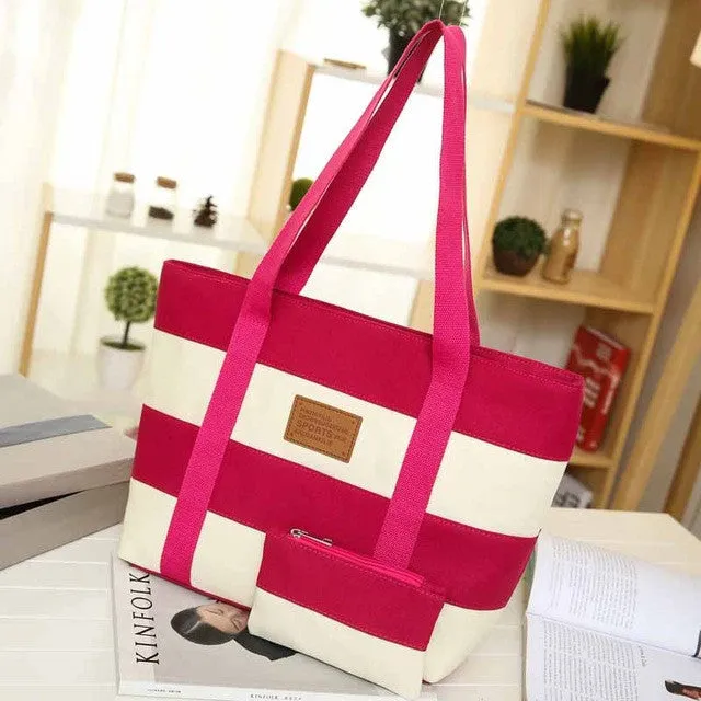 2017 Women Bag Fashion Ladies Hand Canvas Handbag Big Beach Shoulder Women Messenger Tote Bags Female Handbags Polyester Top bag