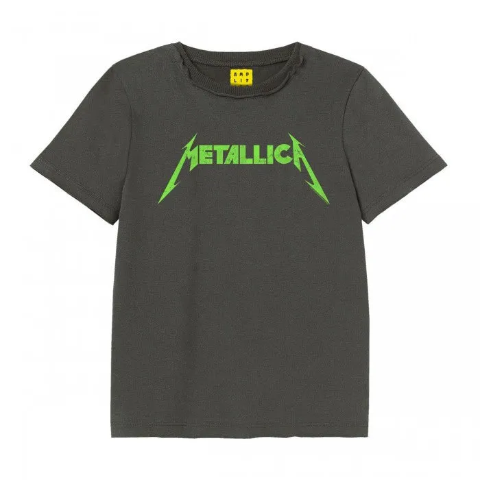 Amplified Childrens/Kids Neon Metallica T-Shirt