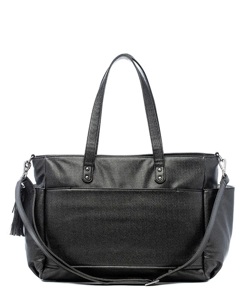 Aquila Tote Bag - Black Sparkle