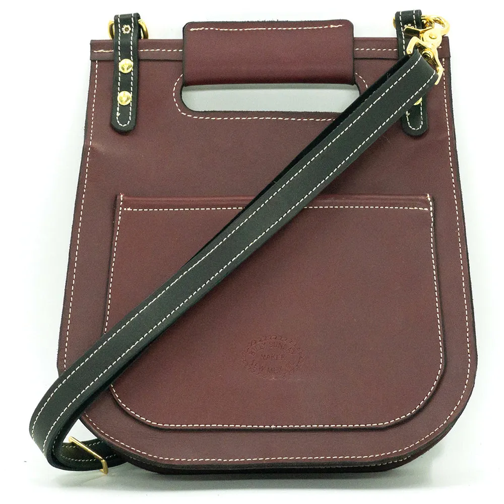 Billy Sunday Oxblood Cross-Body Saddlebag