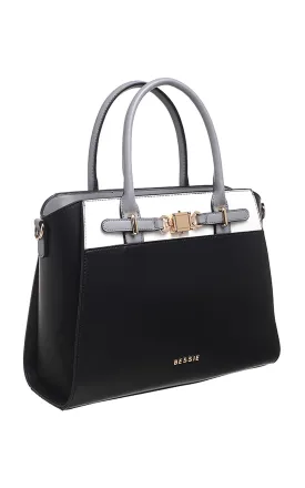 Black Classic Tote Bag - Bessie London