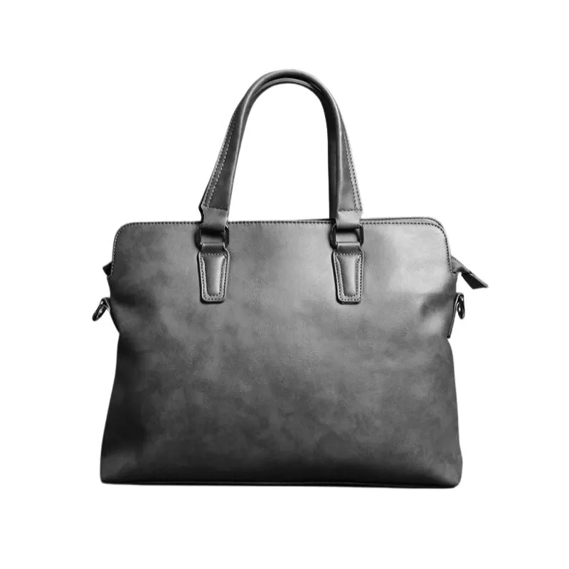 Business Soft Leather Briefcase for men