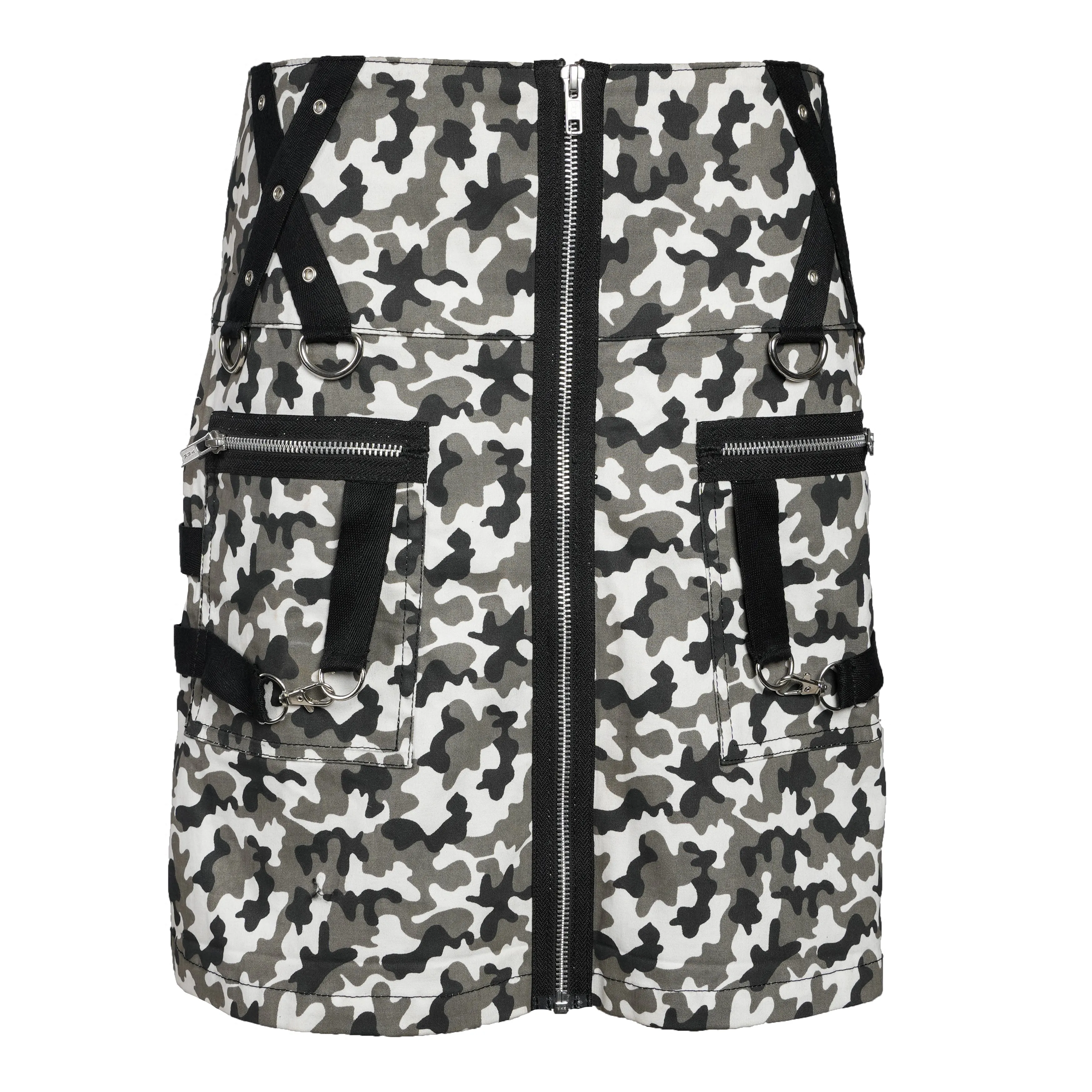 Camouflage Print Skirt