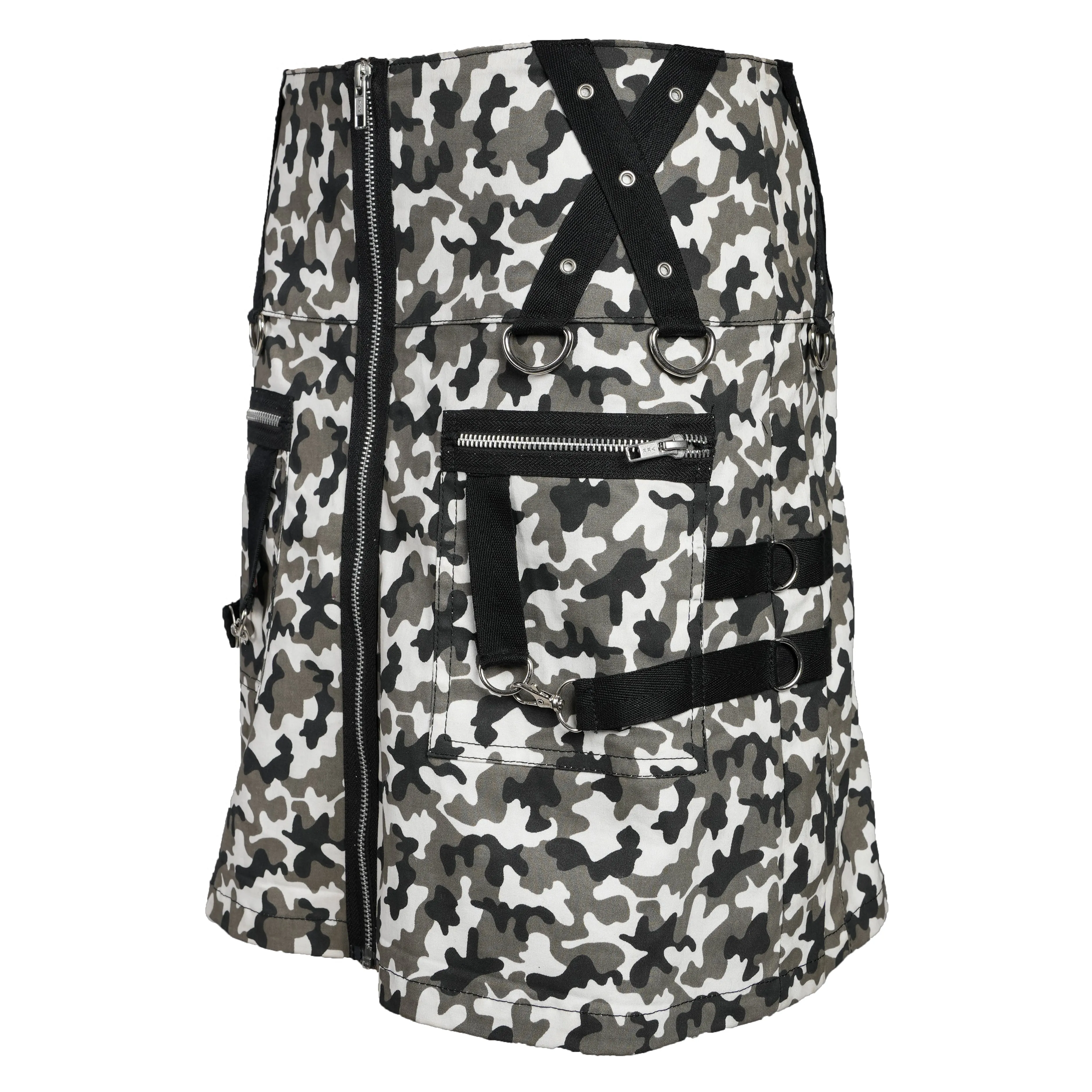 Camouflage Print Skirt