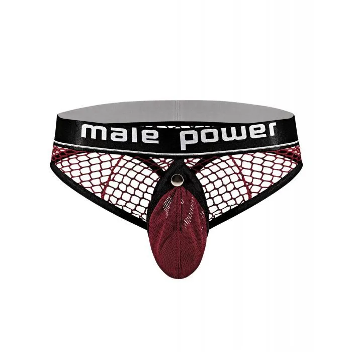 Cock Pit Fishnet Cock Ring Thong