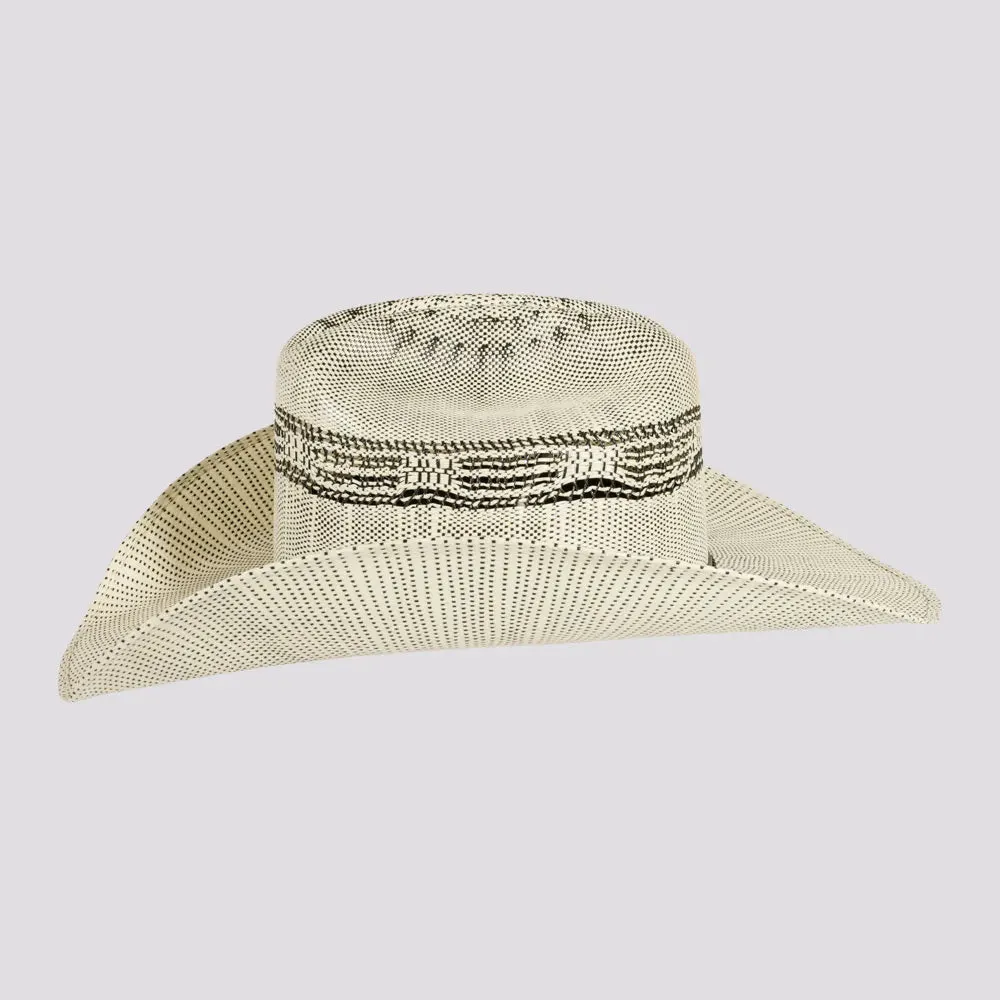 Curly | Womens Woven Western Bangora Straw Cowgirl Hat