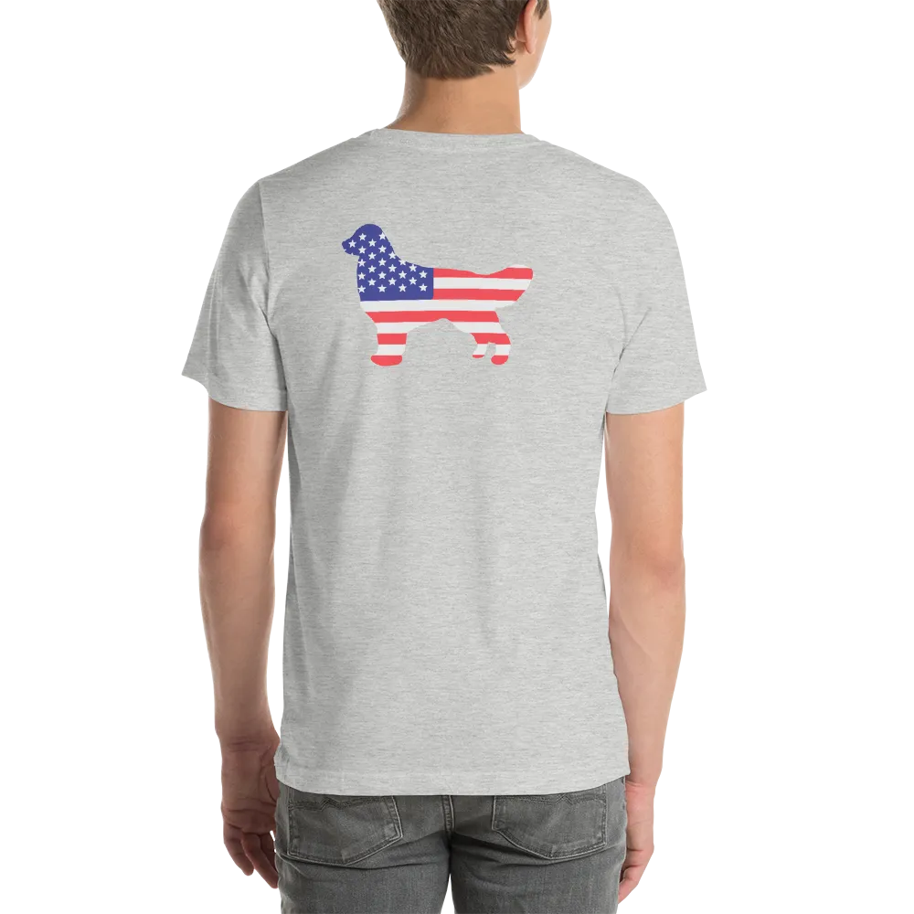 Dog Bless America Short-Sleeve Unisex T-Shirt