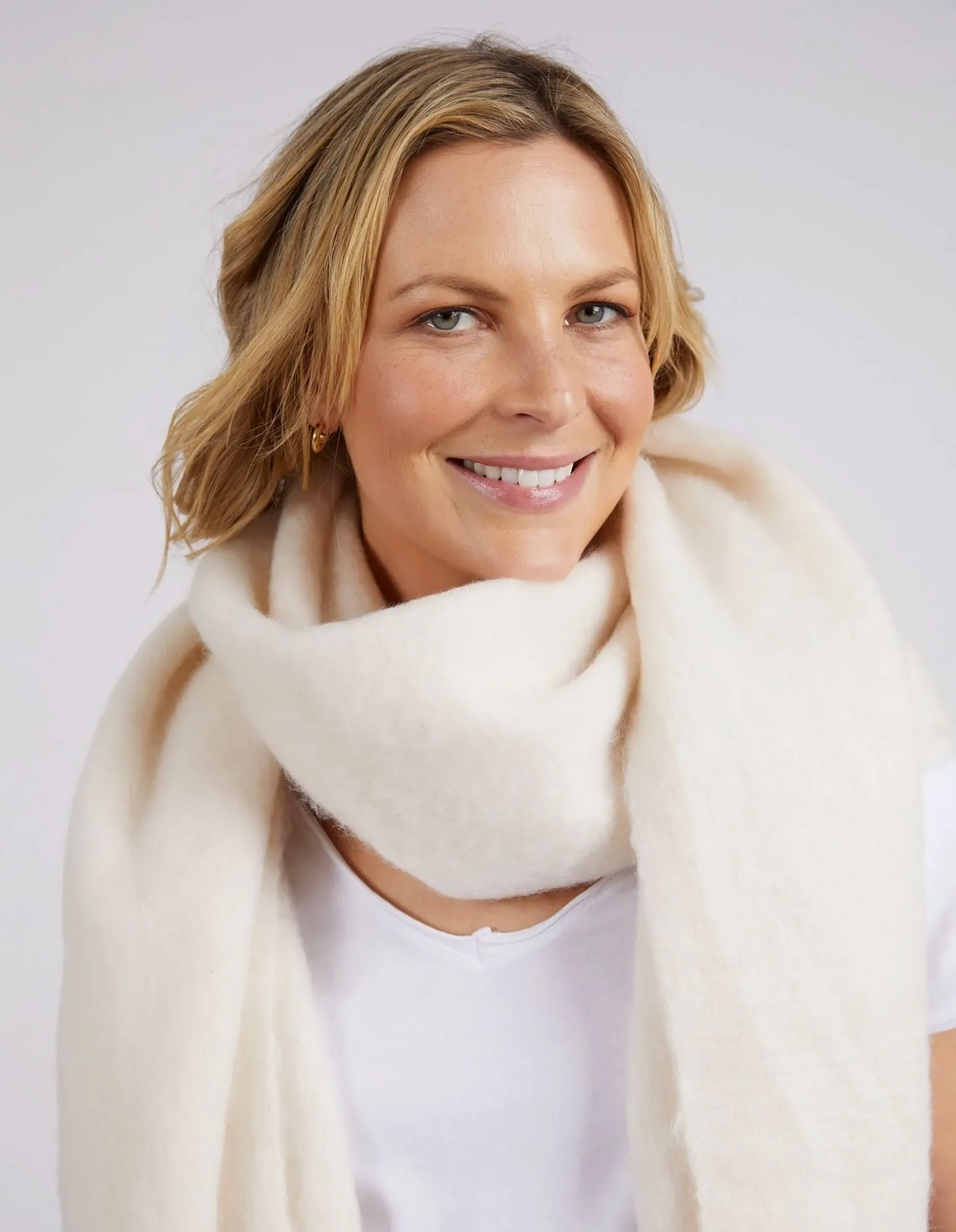 Elm Comfy Scarf - Pearl