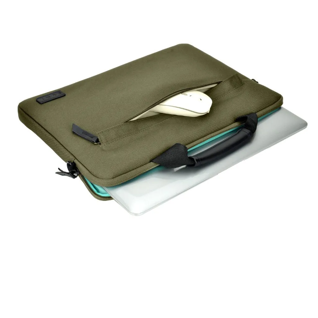 Evol 14.1″ Slim Laptop Brief - Recycled Material - Olive