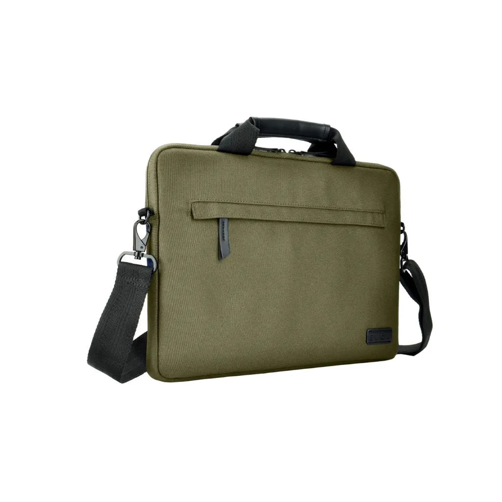 Evol 14.1″ Slim Laptop Brief - Recycled Material - Olive