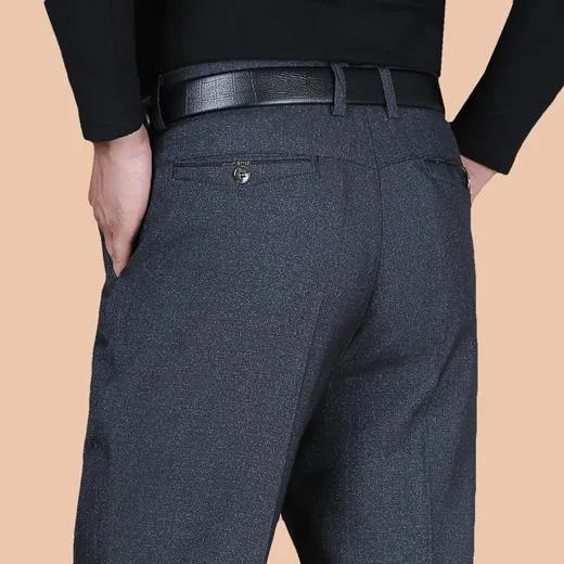 Fashion Men Dress Pants Spring Autumn Classic Business Plus Size 20-40 Casual Straight Trousers Suit Pants Men Pantalon Hombre