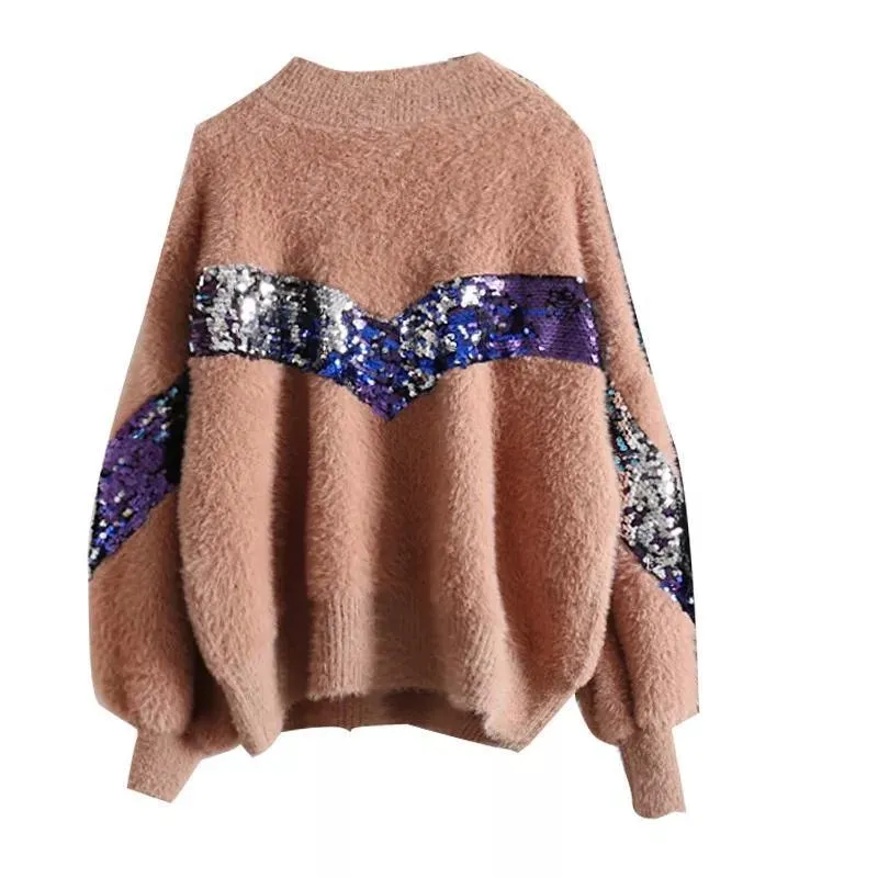 Fuzzy Sequined Jumpers