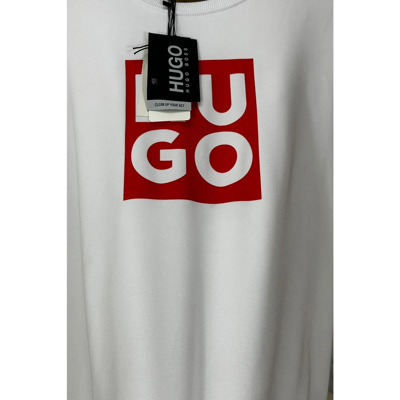 HB White Square Logo Sweatshirt