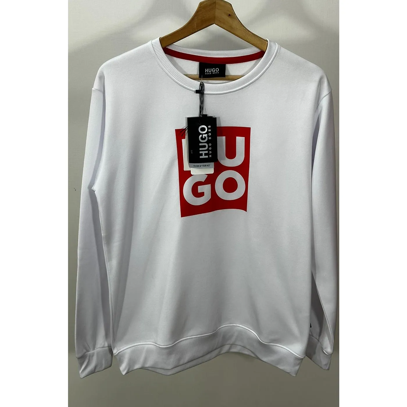 HB White Square Logo Sweatshirt