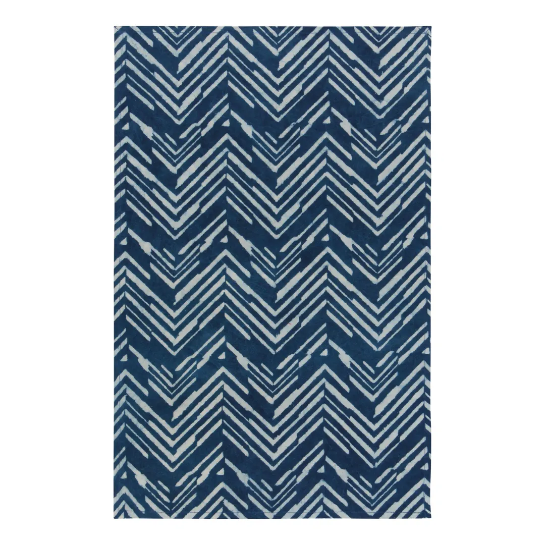 Inlet Block Print Dishtowel by Danica - Set of 2