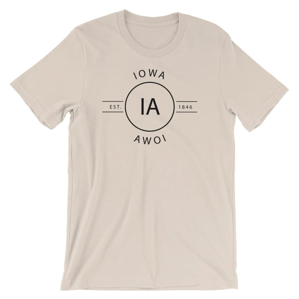 Iowa - Short-Sleeve Unisex T-Shirt - Reflections