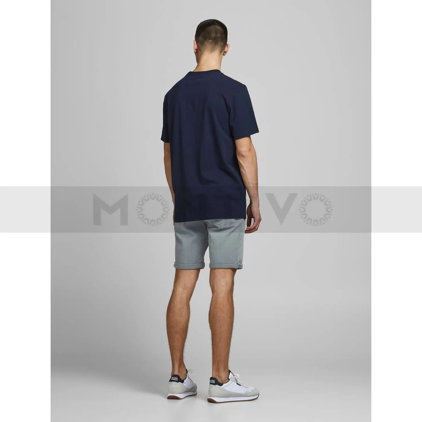 JJ Grey Blue Denim Shorts