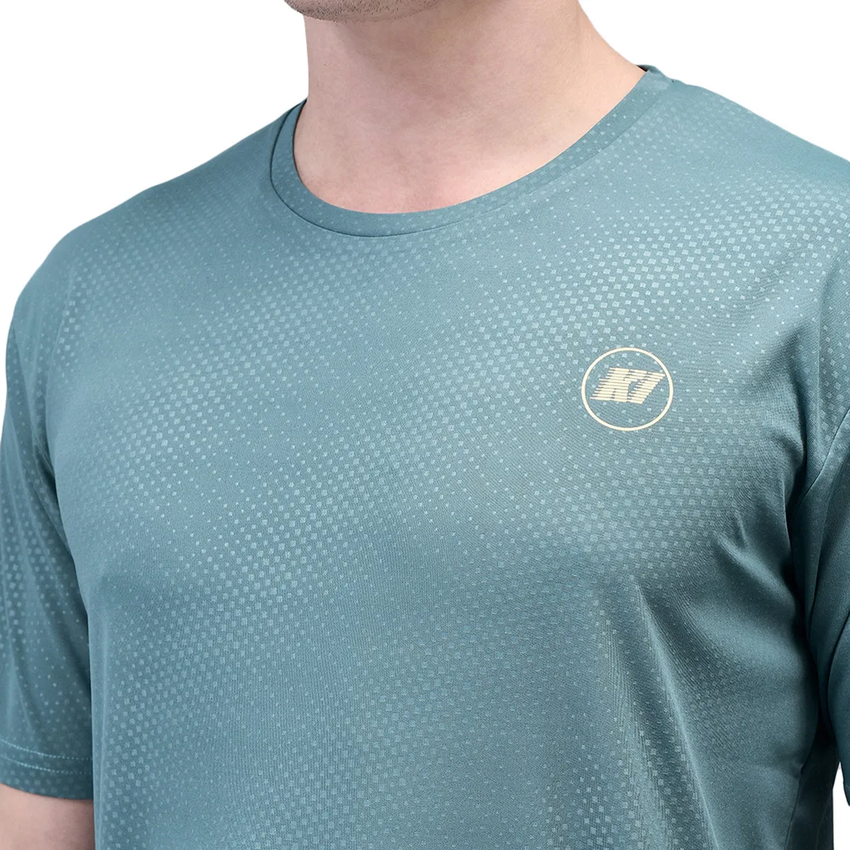 KI Dry Fit Tealdots Active Wear T-Shirts - Performance Gear for Gym Enthusiasts and Outdoor Athletes