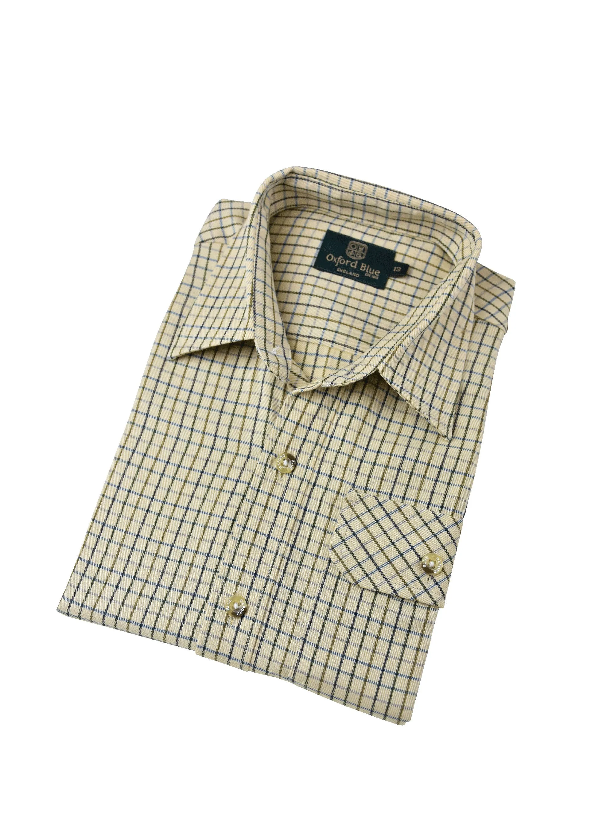 KSH27 - Kids Full Sleeve York Check Shirt - BEIGE