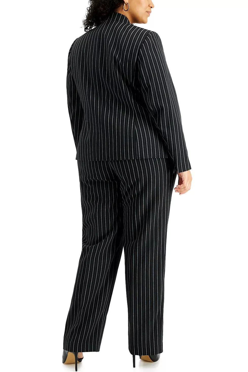 LE SUIT JACKET PANT SUIT ( PLUS SIZE )