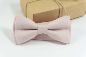 Light dusty rose bow tie for men | Bow tie for boys ring bearer