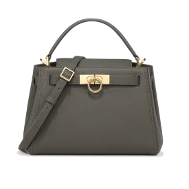 Madison Top Handle Bag - Pebbled