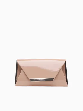 Metallic Envelope Nude Pat