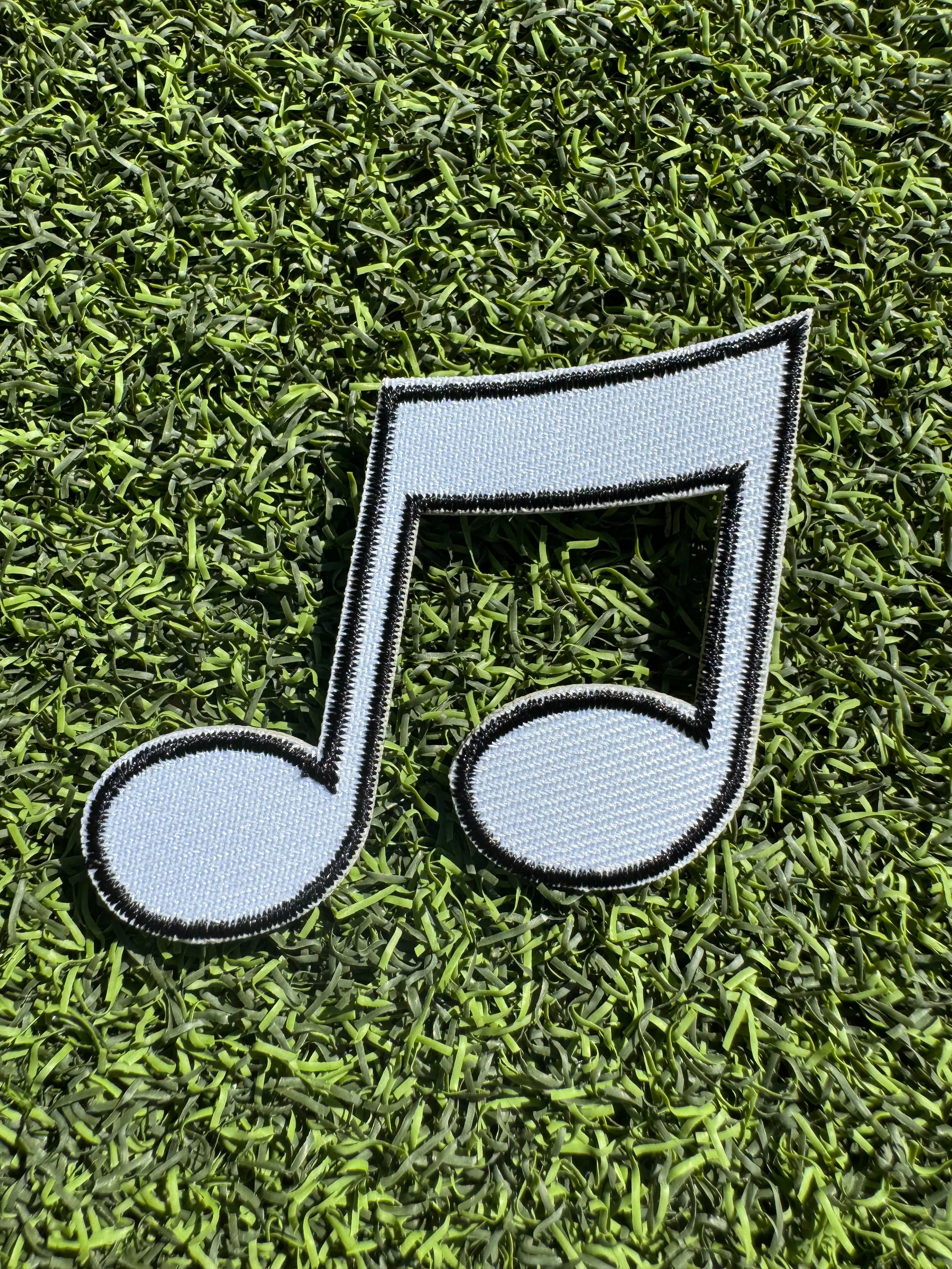 Music Note Iron On Patches