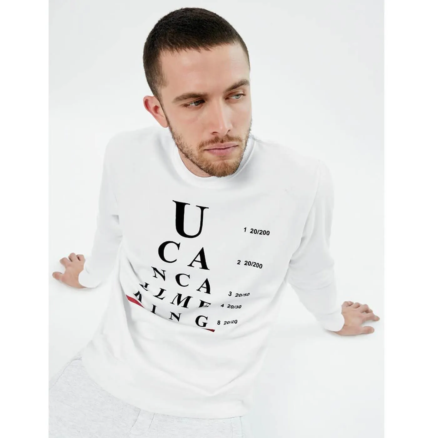 Next & Co White Sweatshirt