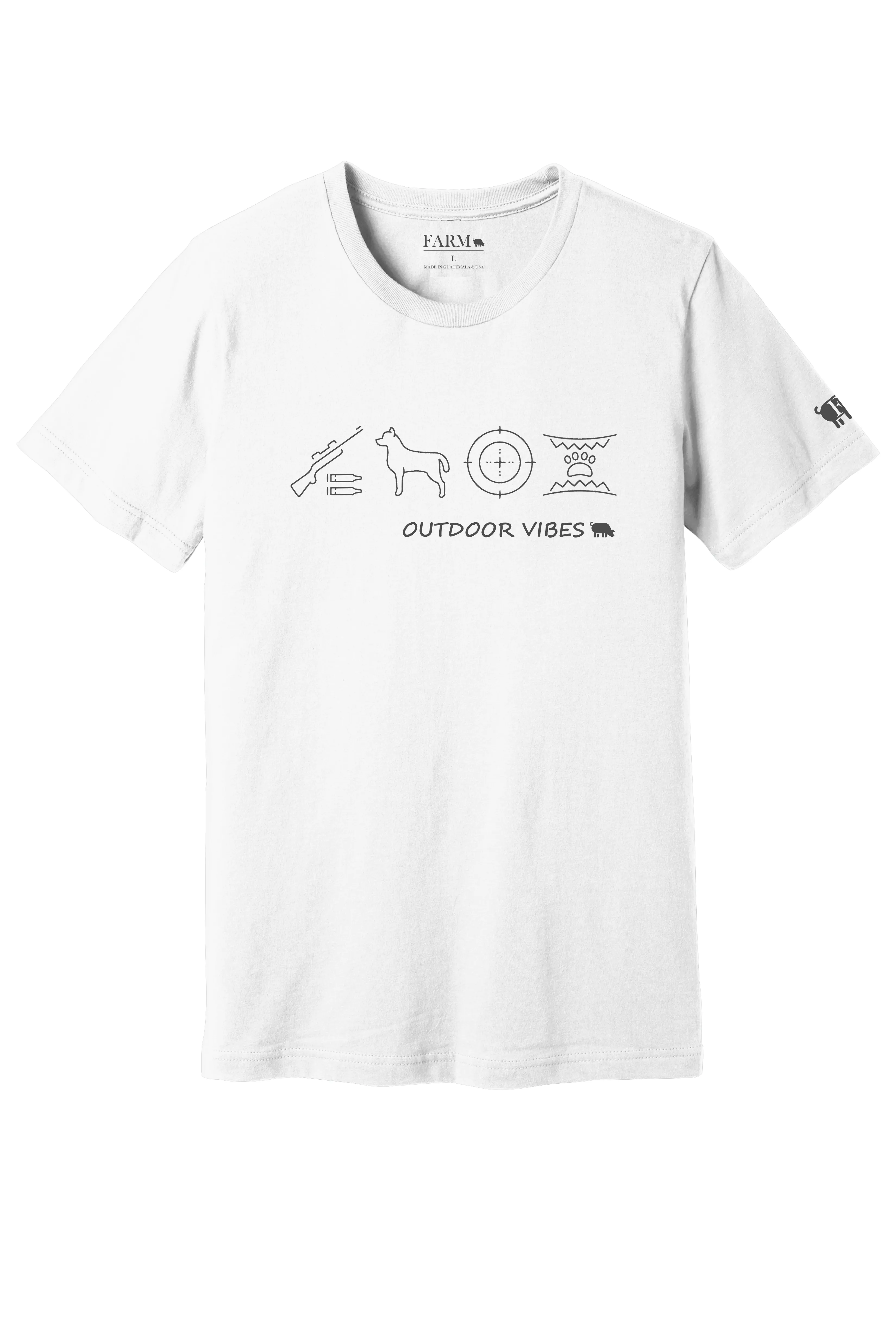 Outdoor Vibes Hunting T-Shirt Adult - Collection by Farm Brand