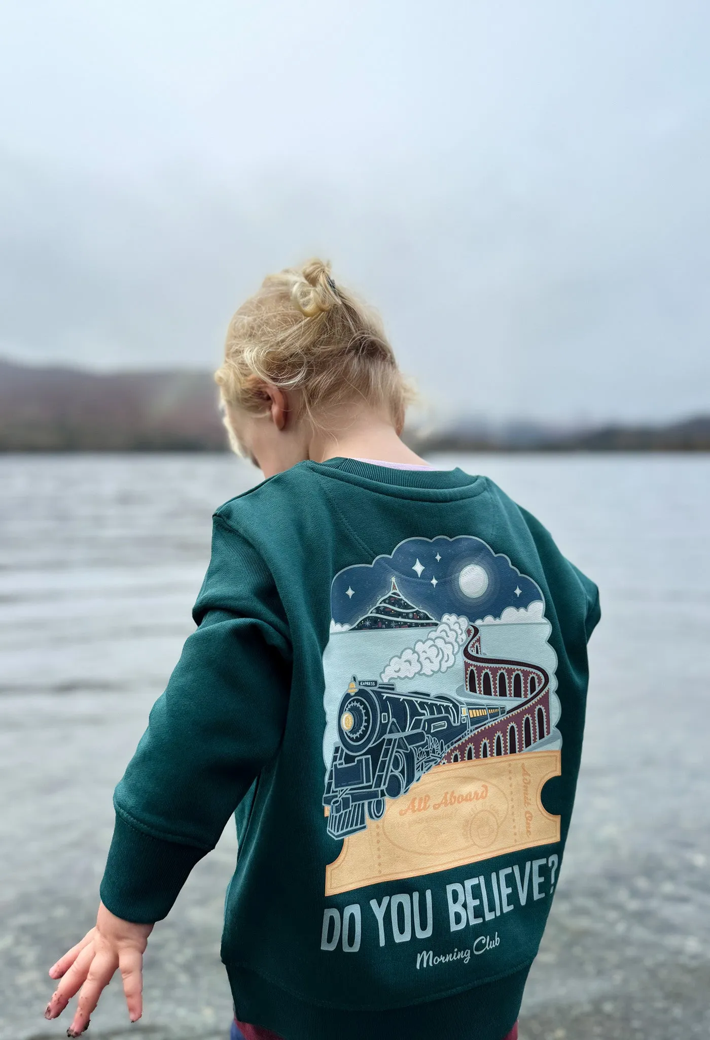 Polar Train Organic Cotton Childrens Sweatshirt