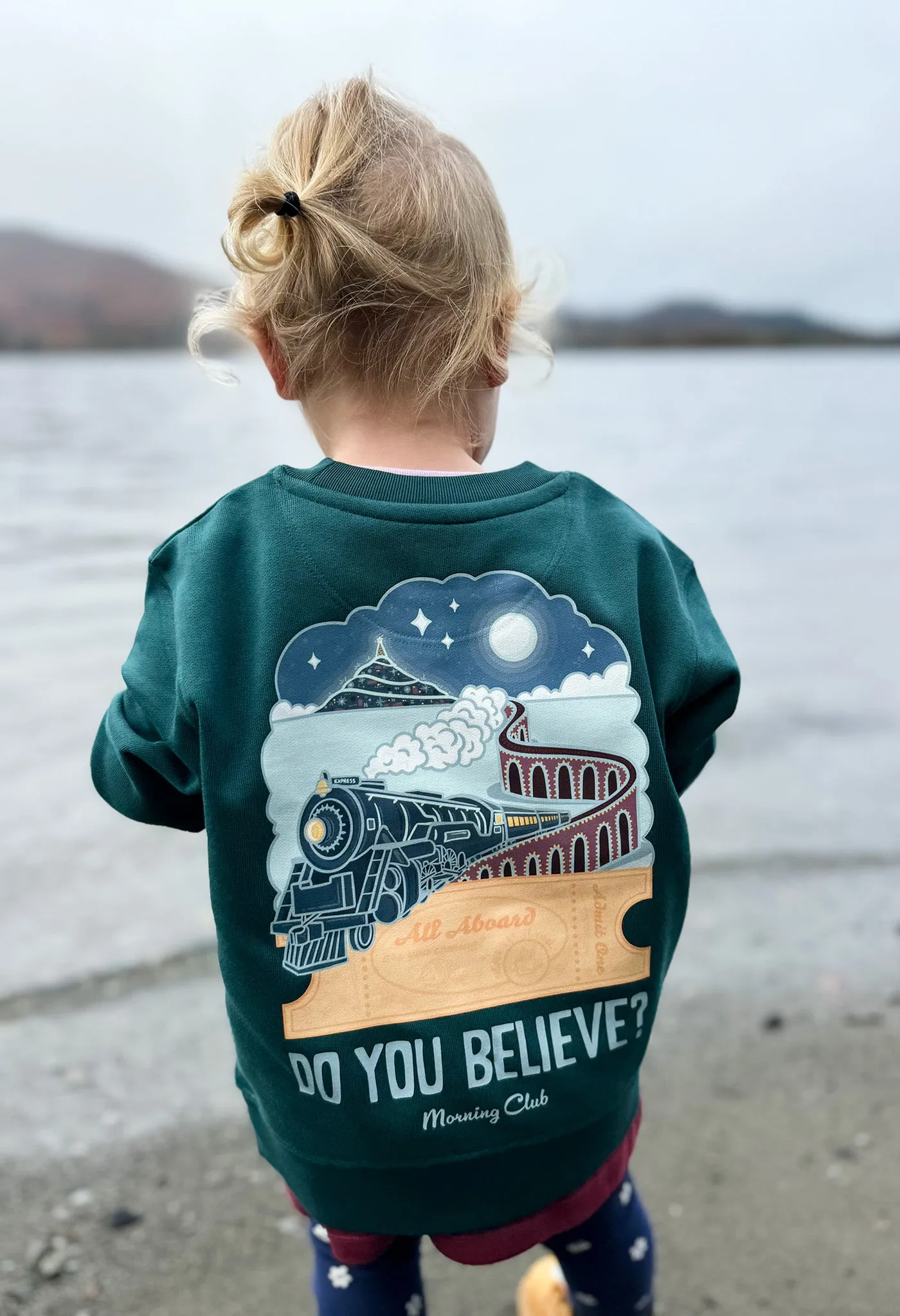 Polar Train Organic Cotton Childrens Sweatshirt