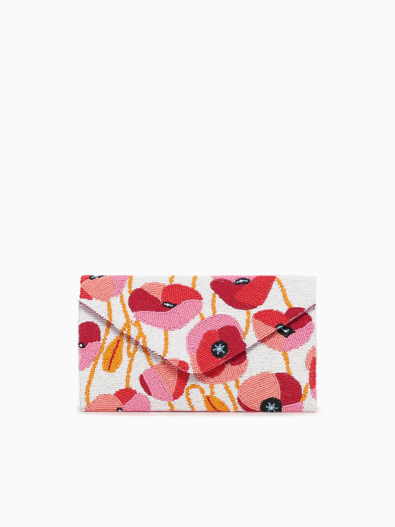 Poppy Beaded Clutch Multi