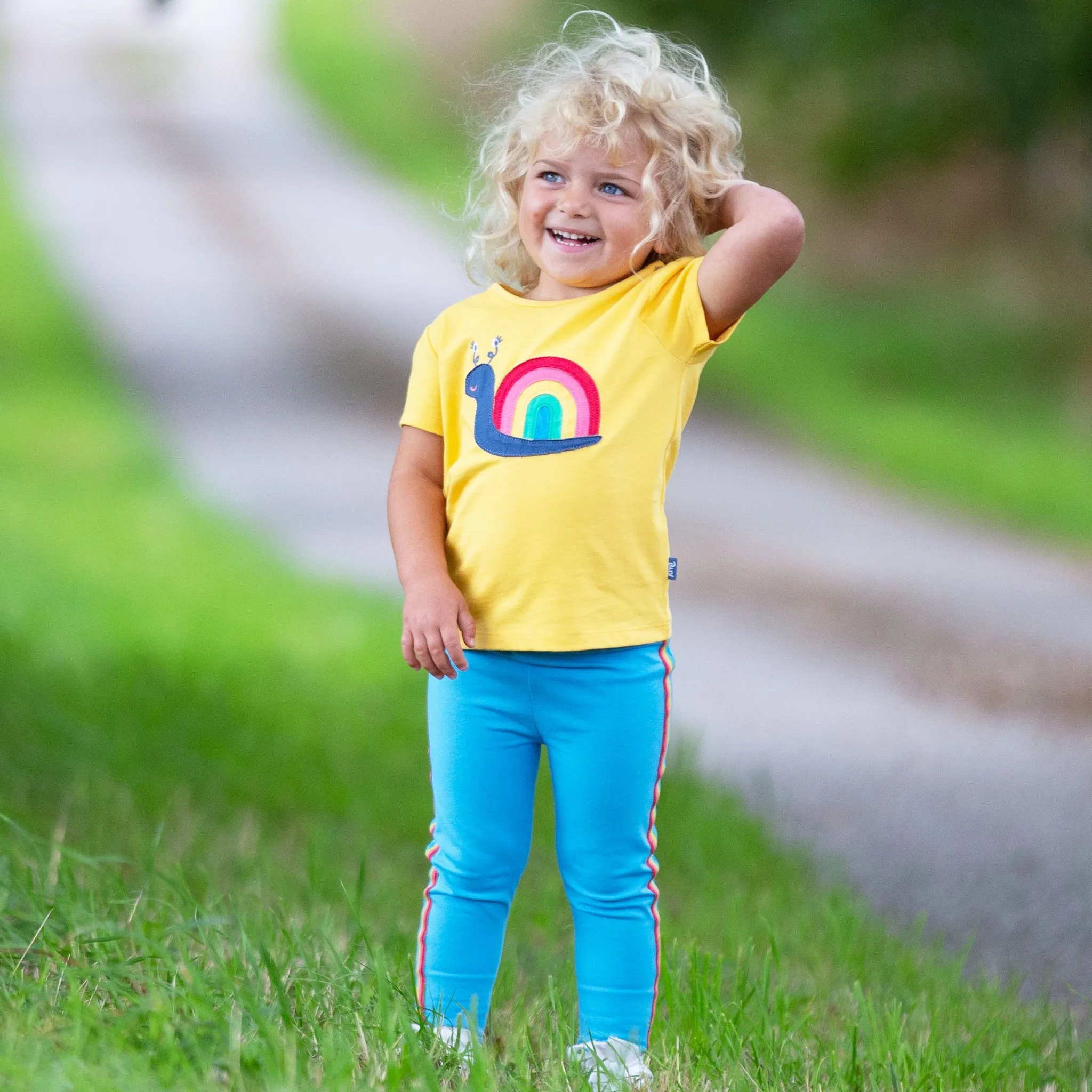 Rainbow snail t-shirt