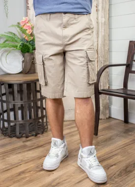 Shorts in Khaki by Silver Jeans Company