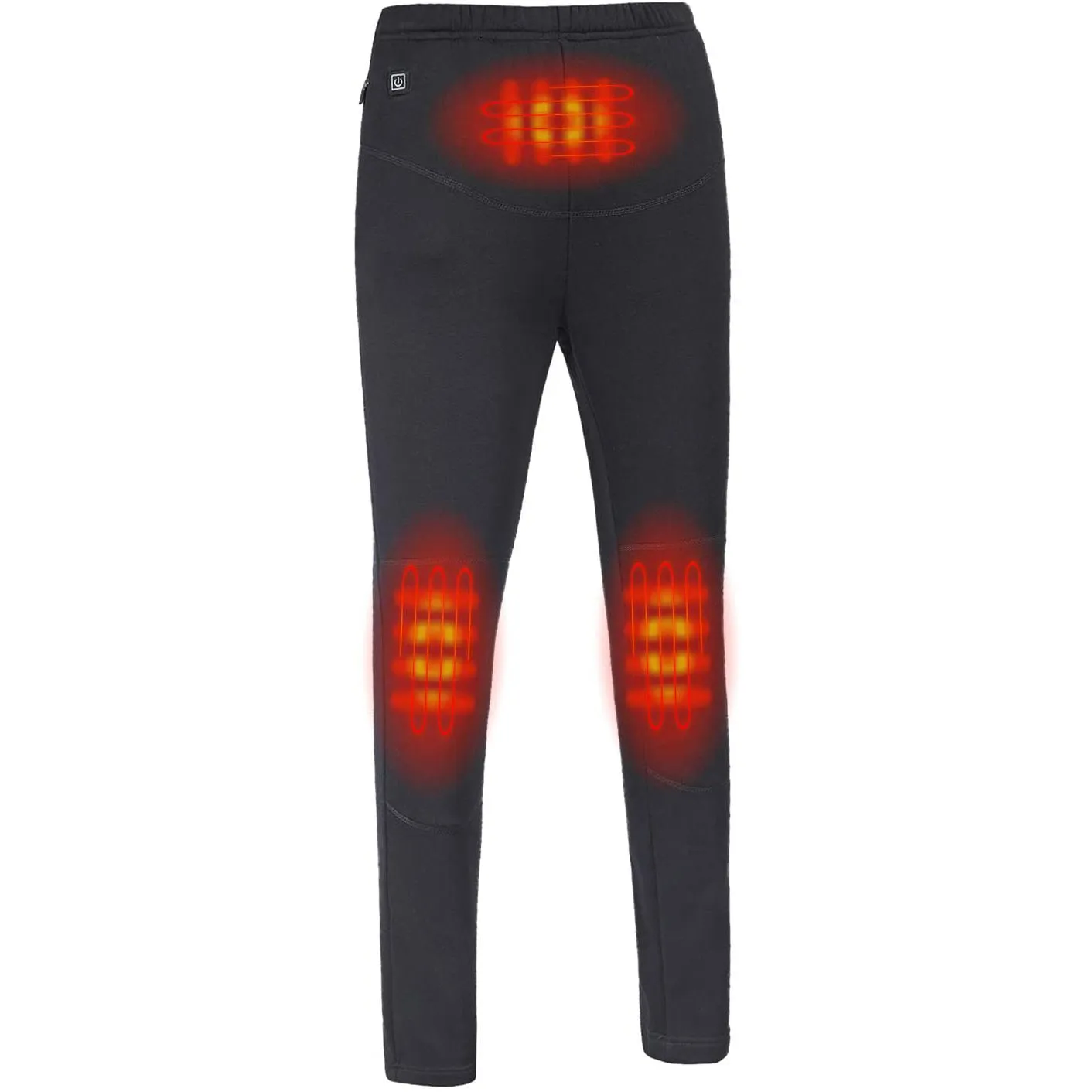 Sidiou Group Anniou Intelligent USB Heating Pants Electric Heated Warm Pants Casual Sport Pants Plus Velvet Carbon Fiber Electric Heated Trousers