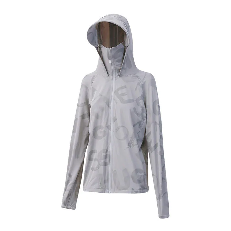 Sidiou Group Anniou New Printing Design Women Outdoor Anti UV Quick-dry Thin Breathable Sun Protection Clothing With Hooded Upf 50  Jacket