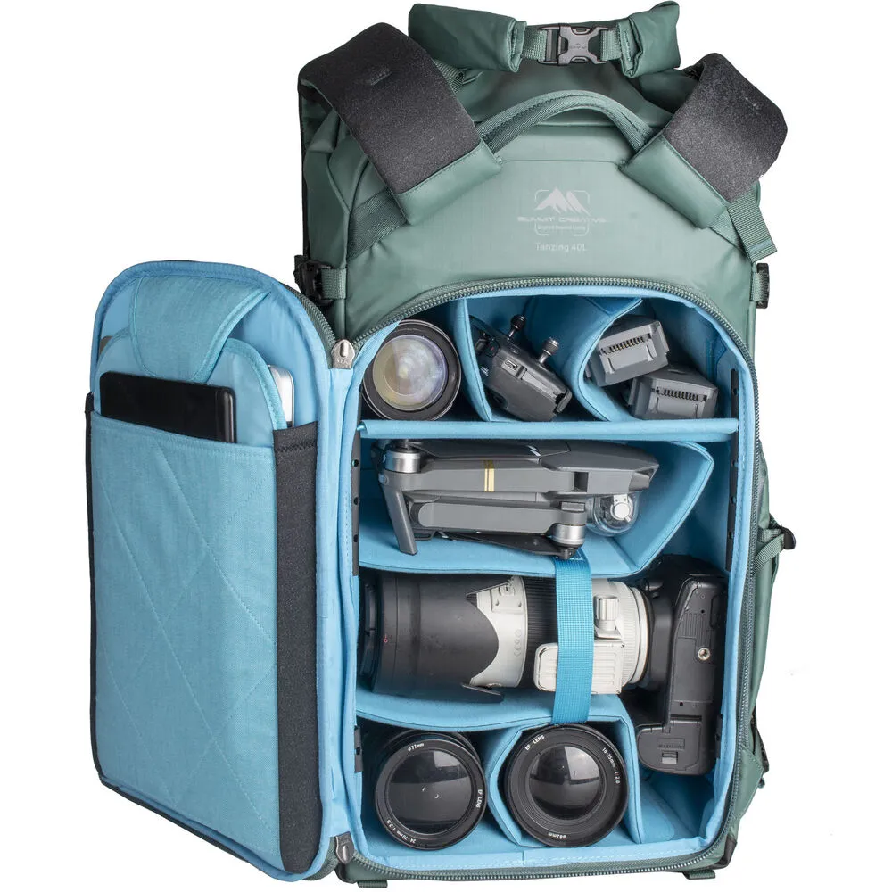 Summit Creative Large Rolltop Camera Backpack Tenzing 40L