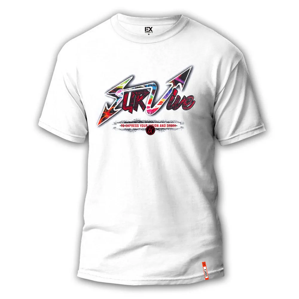 Survive 8X Street T-Shirt - White