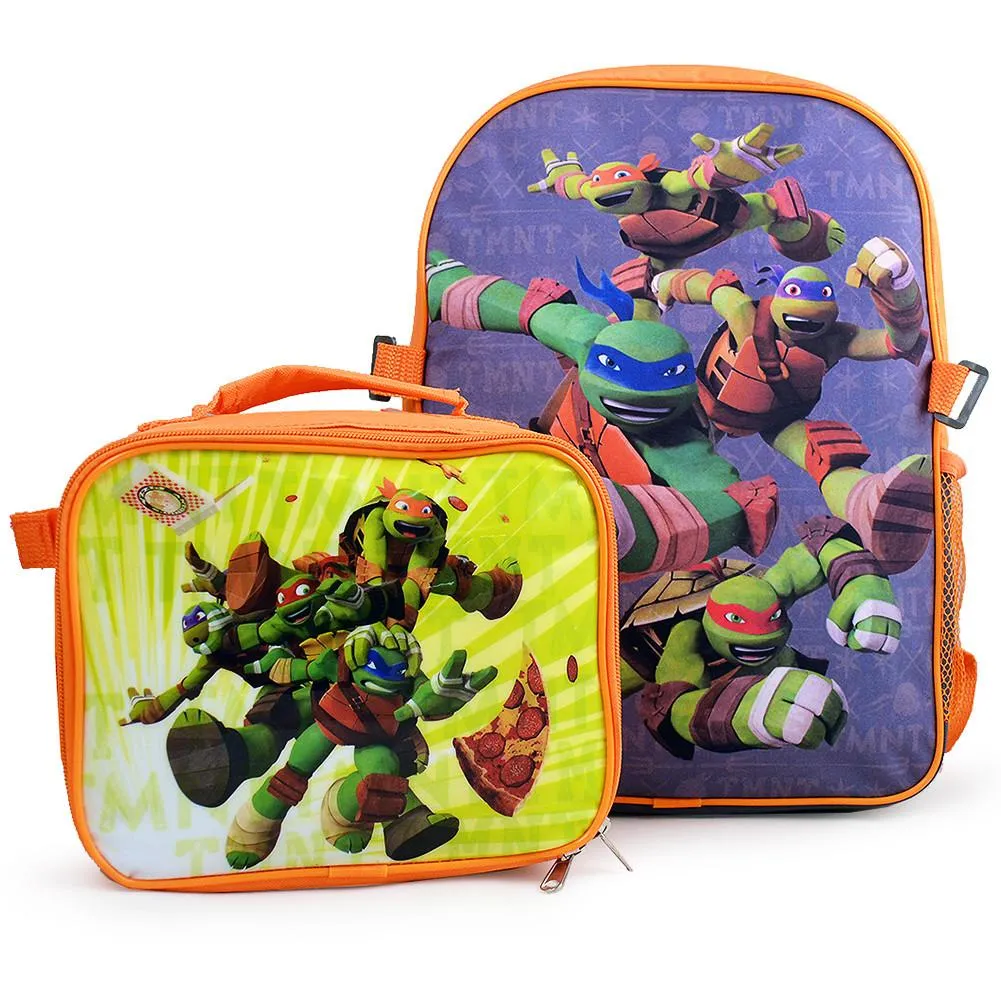 Teenage Mutant Ninja Turtles Backpack and Lunch Bag