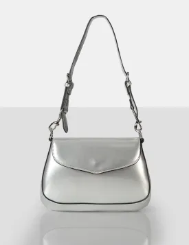 The Serena Silver Shoulder Bag