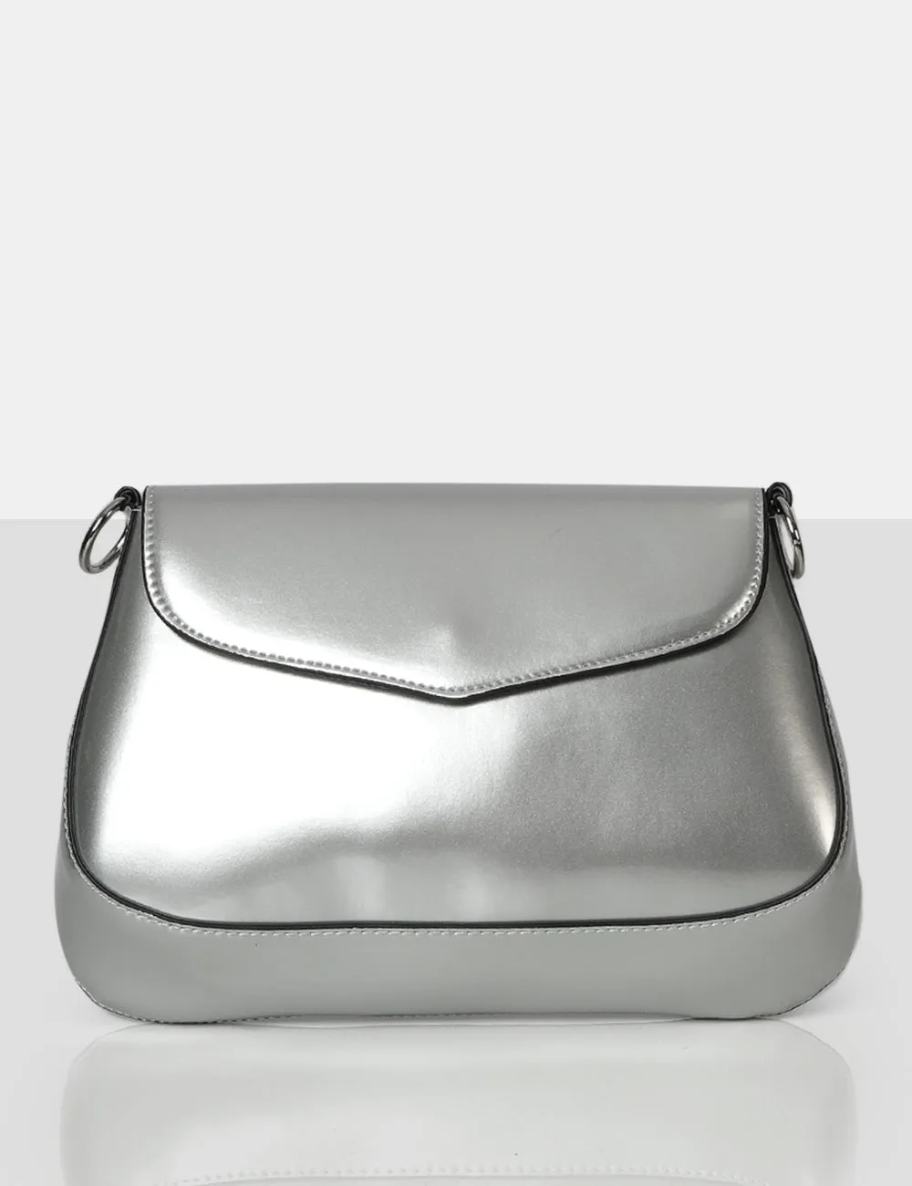 The Serena Silver Shoulder Bag