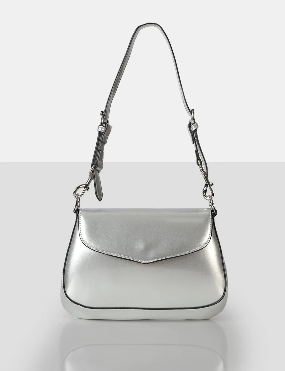 The Serena Silver Shoulder Bag