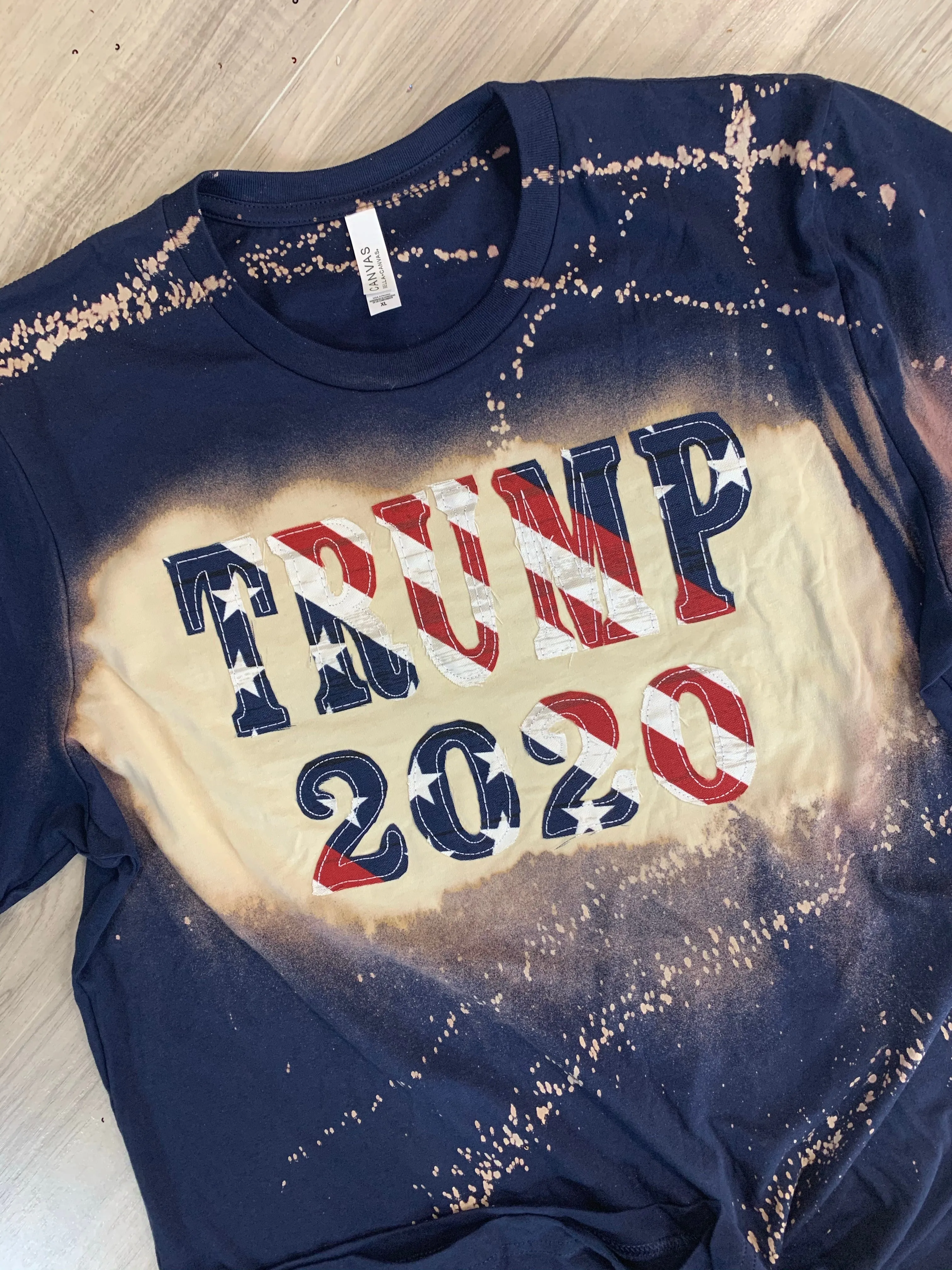 TRUMP 2020 American Flag Shirt