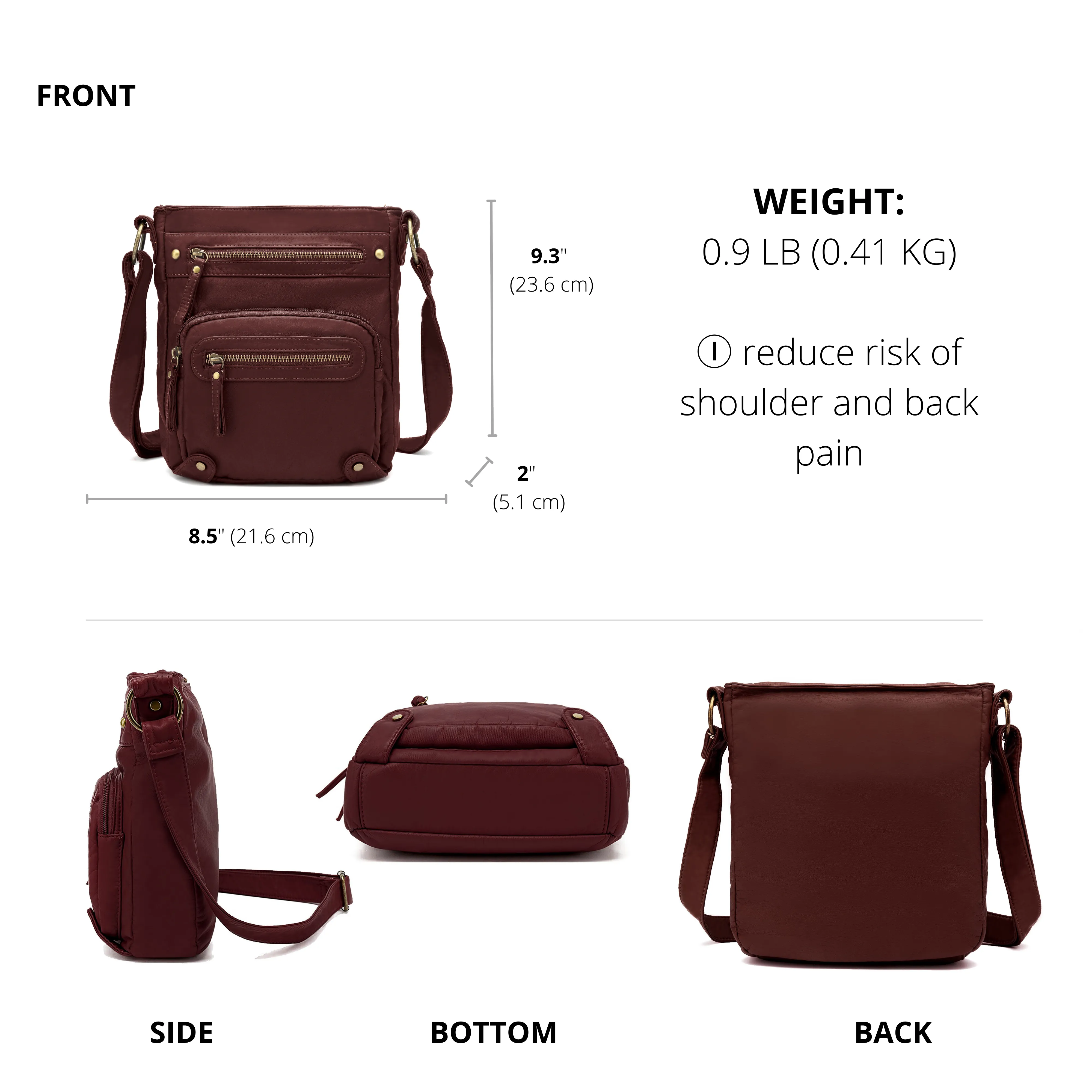 Ultra Soft Small Crossbody, Shoulder Bag H1693