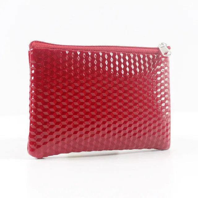 Wholesale Women Coin Purse,Clutch Wristlet , Ladies Wallets PU Leather Handbags, Coin bag Key Holder Small Women Bags Colorful