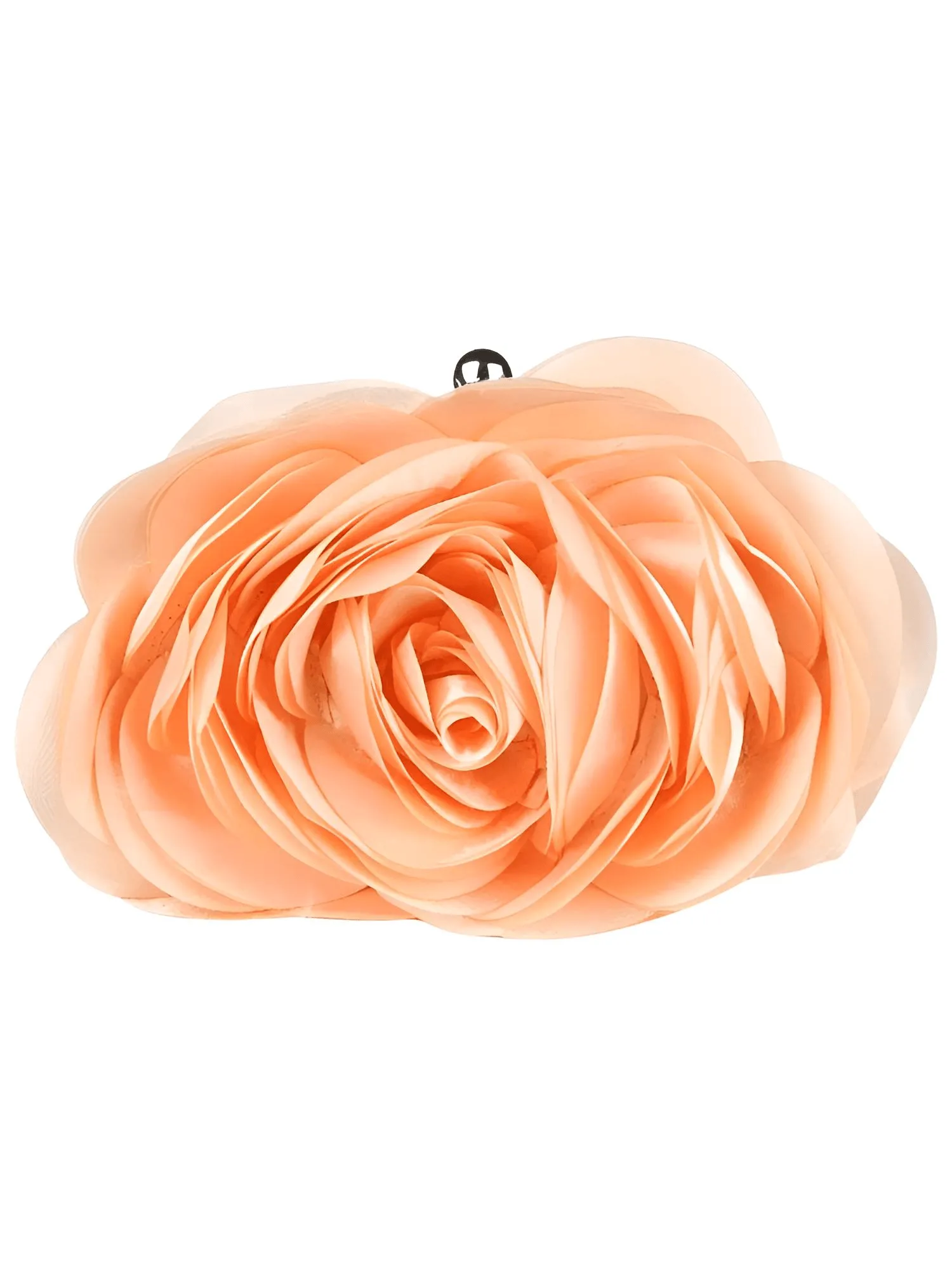 Women's Small Floral Satin Minaudière Purse